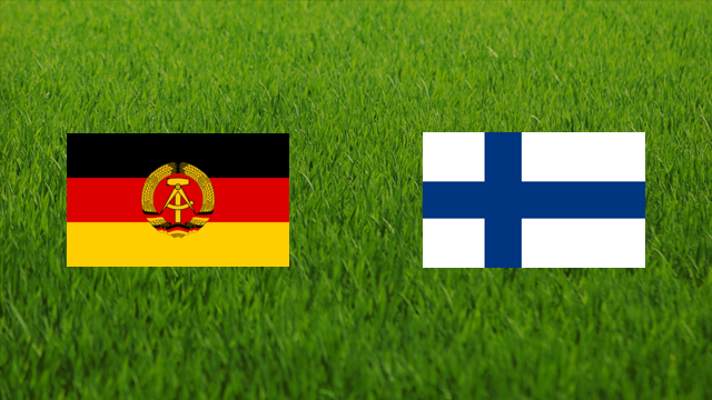East Germany vs. Finland East Germany vs. Finland